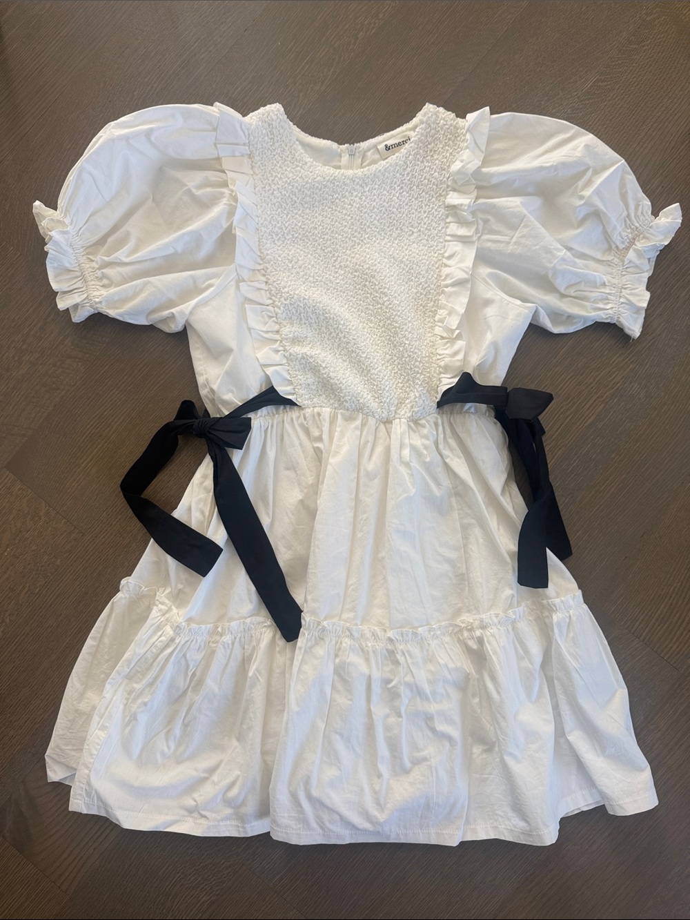 &merci white mini dress